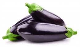 Aubergine,Eggplant,Isolated,On,White.,Eggplant,Clipping,Path.,Quality,Photo