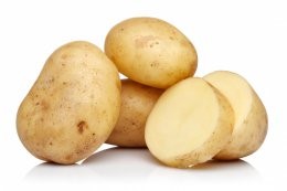 Raw,Potatoes,Isolated,On,White,Background
