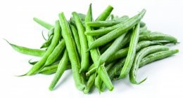 Green,Beans,Isolated,On,A,White,Background.